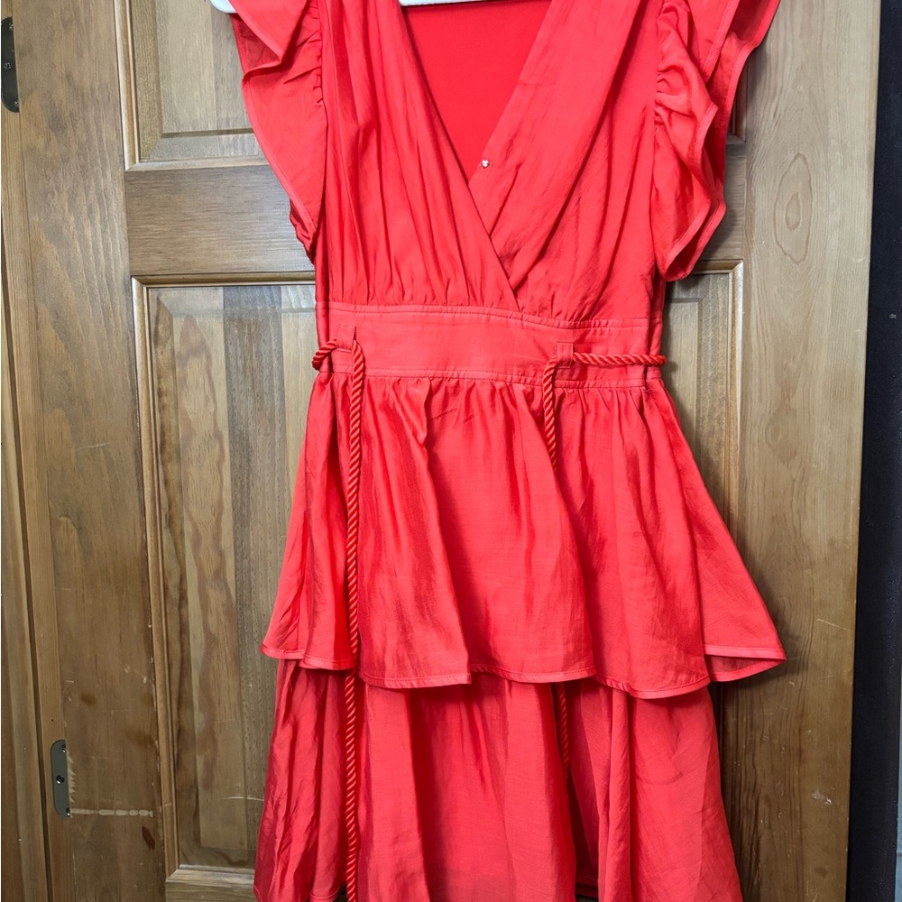Karl Lagerfeld Red Mini Dress